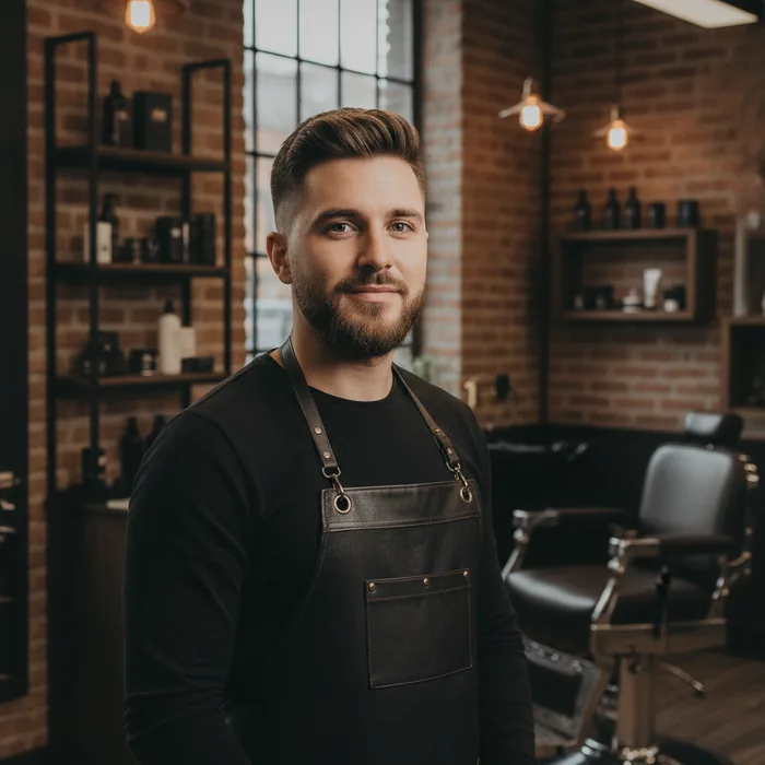 Lucas Martins, barbeiro especialista em visual completo
